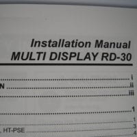 Furuno RD-30 Multi Display Installation Manual