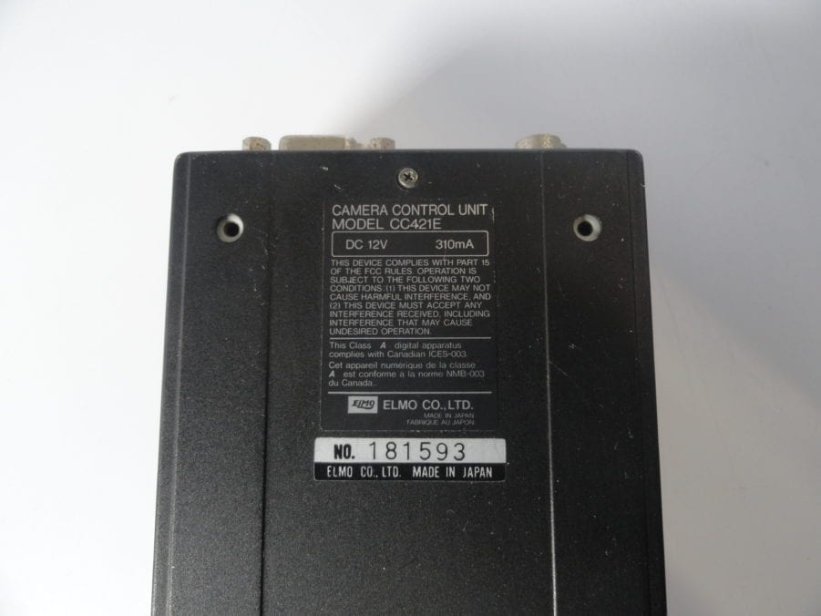 Elmo CC421E Camera Control Unit - - Free US Shipping - Image 9