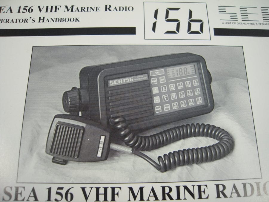 SEA 156 VHF Marine Radio Operator's Handbook Free Shipping Max Marine Electronics