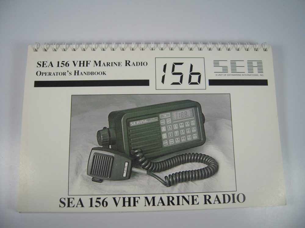 SEA 156 VHF Marine Radio Operator's Handbook Free Shipping Max Marine Electronics
