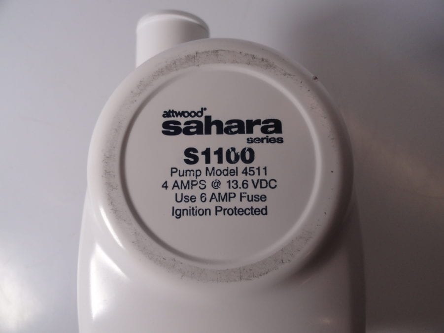 Attwood S1100 Sahara Series Pump Model 4511 (4 Amps @ 13.6 VDC) - Image 7