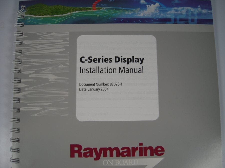 Raymarine C-Series Display Installation Manual - Free Shipping - Image 4