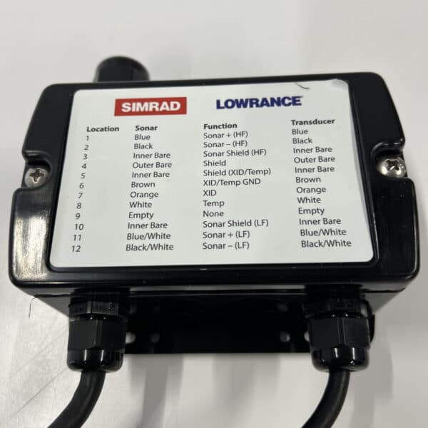Simrad/Lowrance/Airmar 00013262001 XSONIC Pigtail Wiring Block