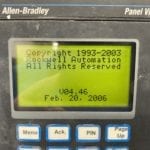 Allen Bradley PanelView 300 Ser. B  FRN. 4.46 24 V 2711-K3A10L1 AS-IS - Image 3