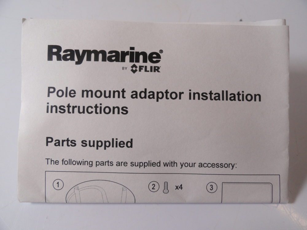 Supporto Per Palo Raymarine A80370 – Per Antenna GPS RS150, Montaggio Facile E Affidabile