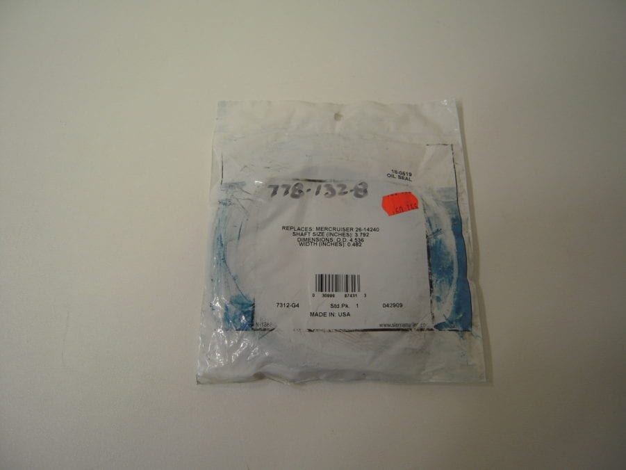 Sierra *NEW* 18-0519 Rear Crankshaft Seal *REPLACES Volvo Penta 3852657, 855809*