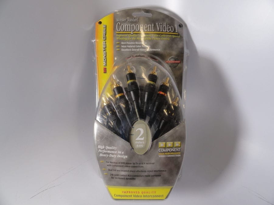 Monster Standard Component Video 1 Video Connection Cable