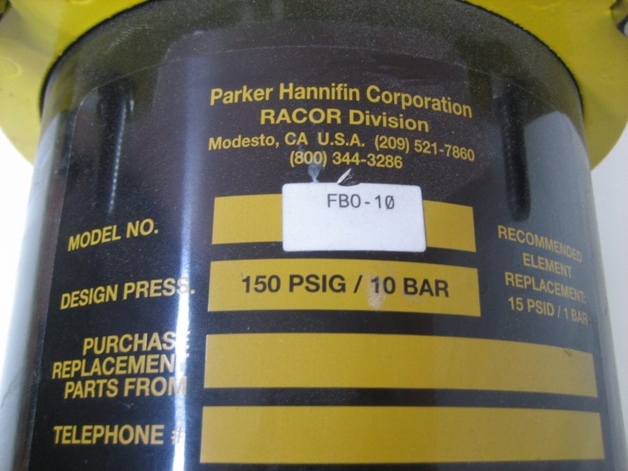 Parker Racor FBO-10 Fuel Filter Transfer Filter Filtration **NEW OLD STOCK** - Image 6