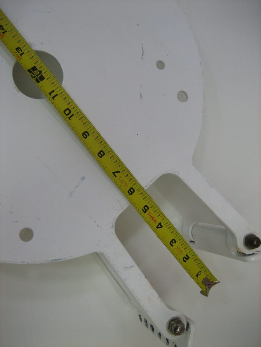 Seaview Radar Mast Mount for Raymarine Garmin and Others 18" 24" Radome Dome - Image 6