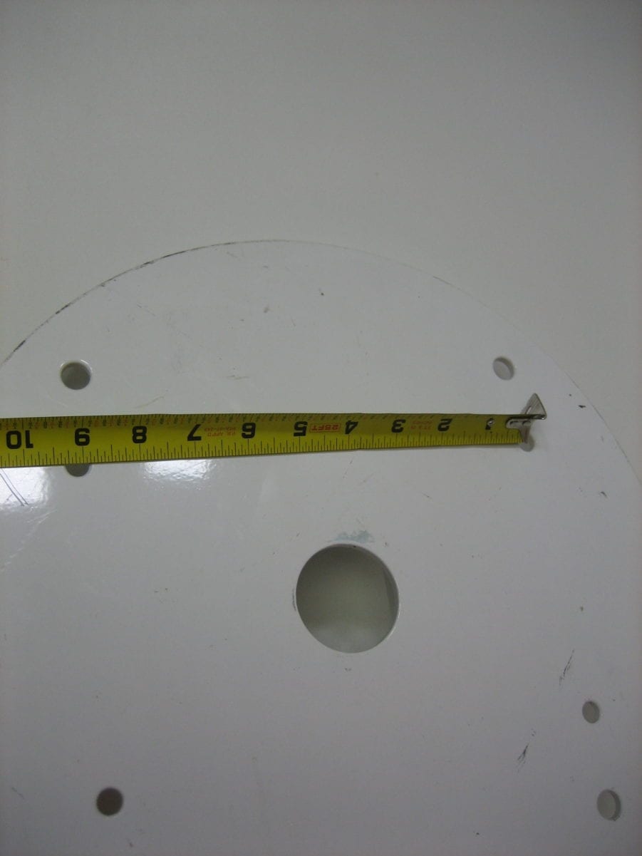 Seaview Radar Mast Mount for Raymarine Garmin and Others 18" 24" Radome Dome - Image 4