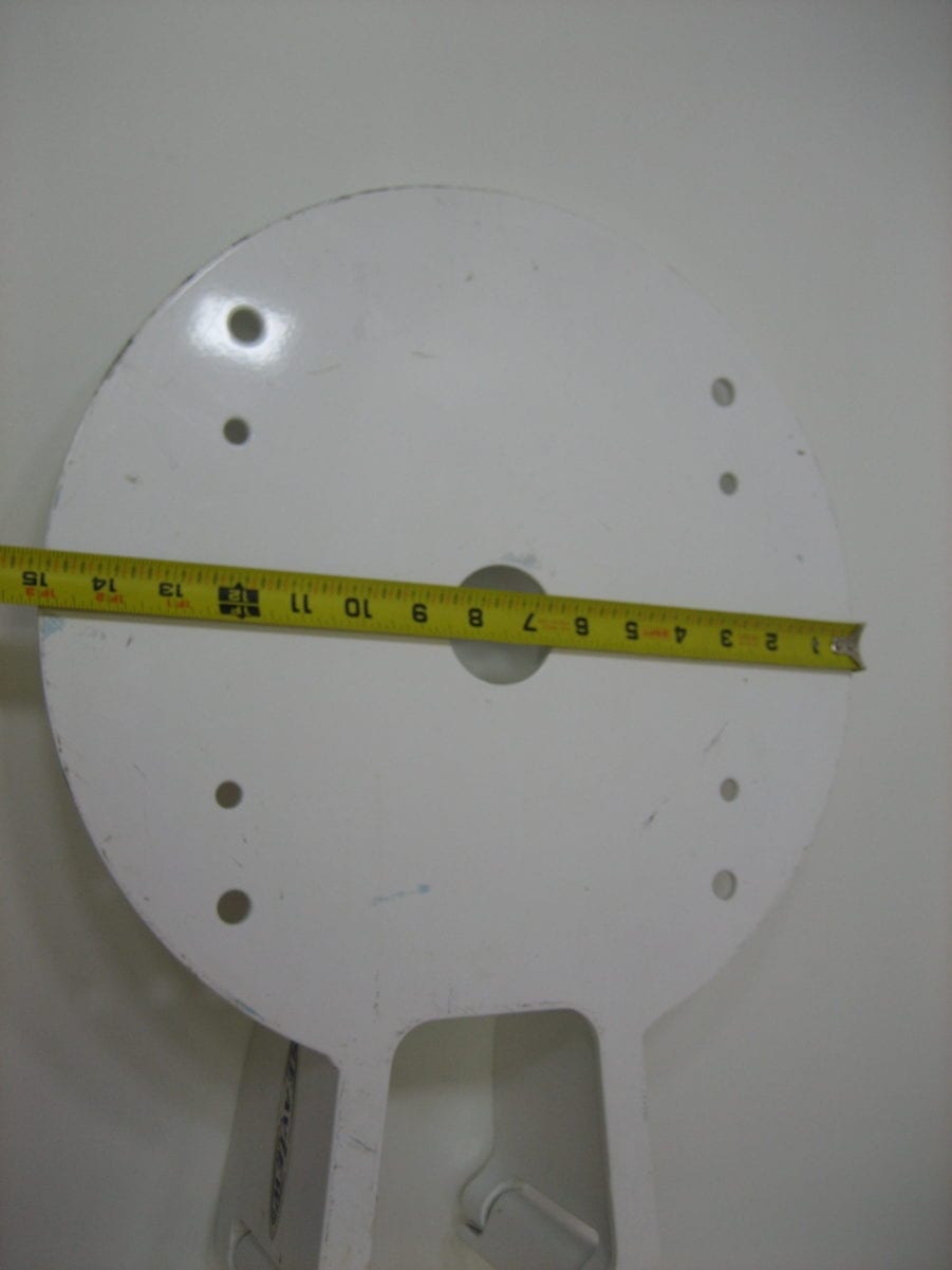 Seaview Radar Mast Mount for Raymarine Garmin and Others 18" 24" Radome Dome - Image 3