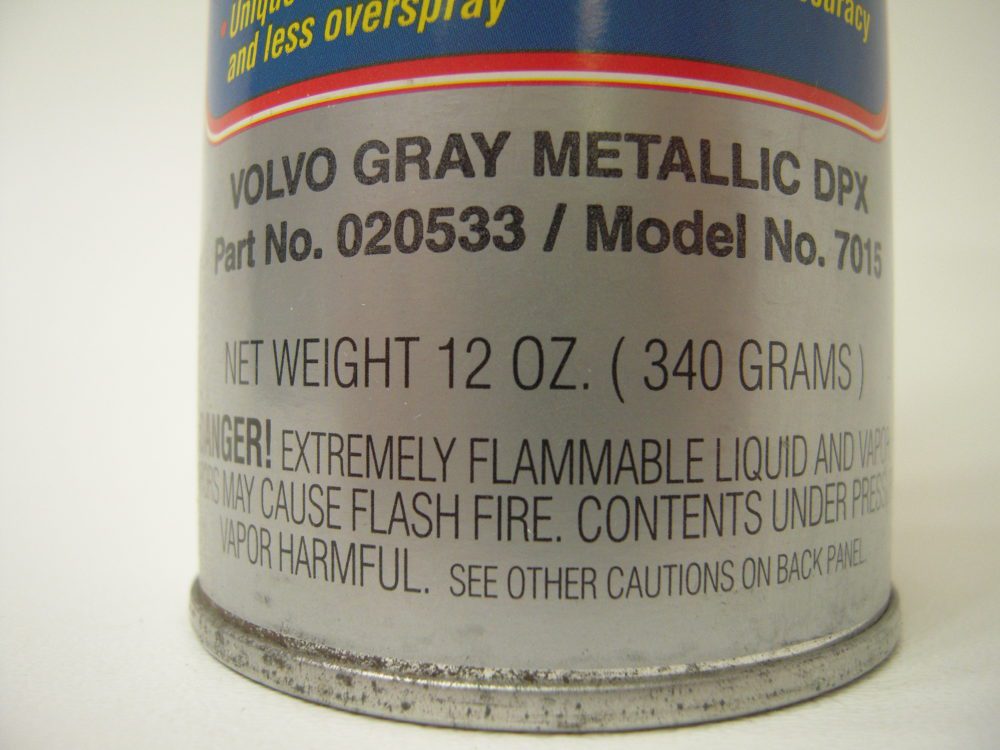 Tempo *QTY 2* 020533 Volvo Gray Metalic DPX Motor Spray Paint/ Touch Up ...
