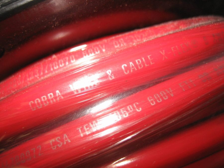 Cobra Wire & Cable X-Flex NEW 100' FT RED SPOOL Tinned Marine Boat 6 AWG Power - Image 4