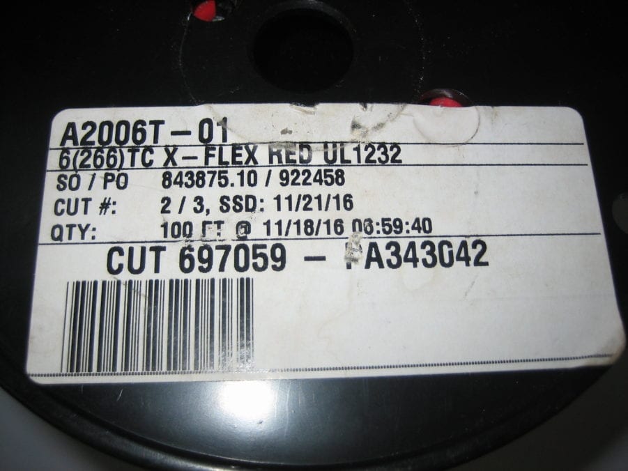 Cobra Wire & Cable X-Flex NEW 100' FT RED SPOOL Tinned Marine Boat 6 AWG Power - Image 3