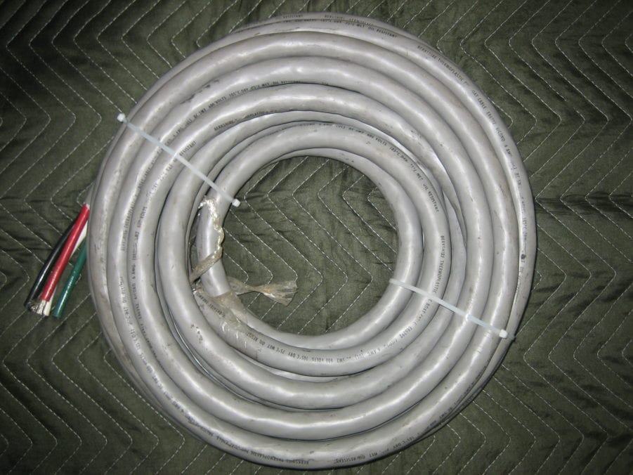 Berkshire 50'+ 6awg 4 conductor 6/4 Marine Boat Tinned Shorepower Cable Wire