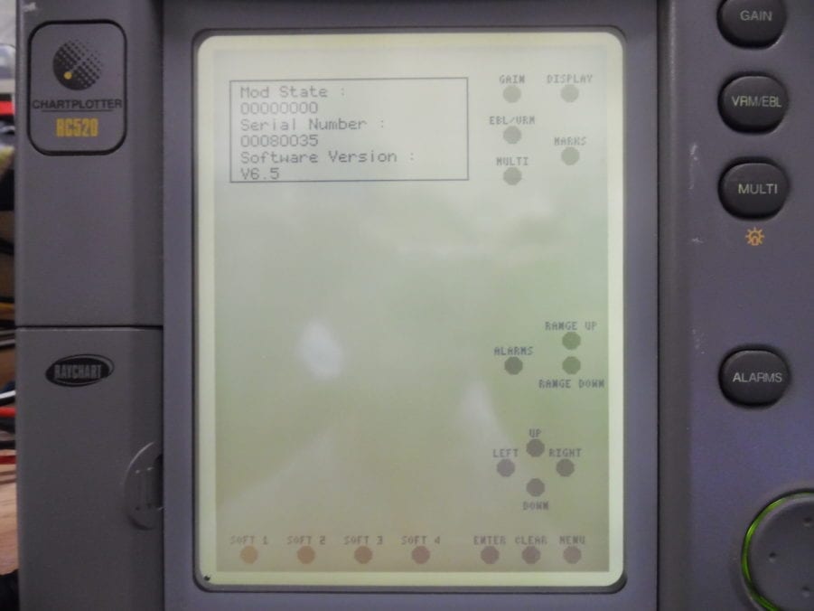 Raytheon RC520 ChartPlotter/GPS Display w/ Suncover - Tested 90 Day Warr - Image 7