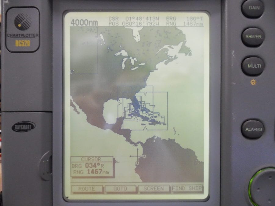 Raytheon RC520 ChartPlotter/GPS Display w/ Suncover - Tested 90 Day Warr - Image 4