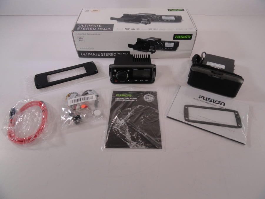 Fusion MS-RA205USP Ultimate Stereo Pack True-Marine Stereo - Free US Shipping