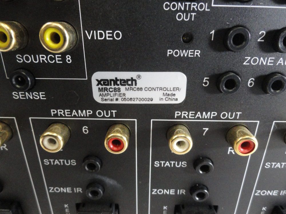 Xantech MRC88 Eight Zone Eight Source Audio / Video