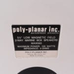 Poly-Planar MA9060 Waterproof 5-1/4" Low Magnetic Field Marine Box Speaker (QTY 1) - Image 7