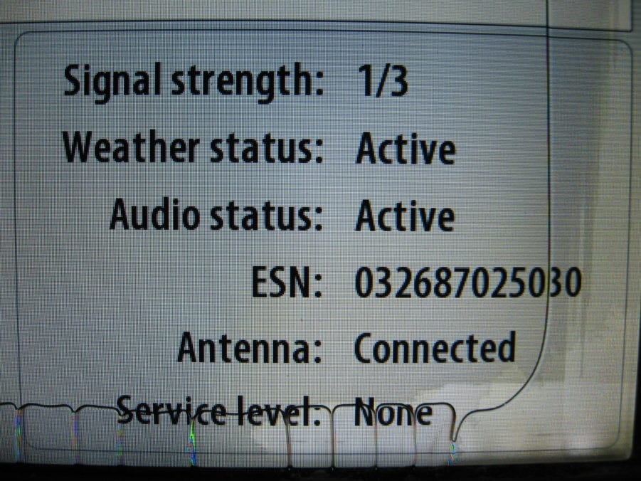 Simrad WM-2 Sirius Satellite Radio Marine Weather Module TESTED GOOD - Image 2