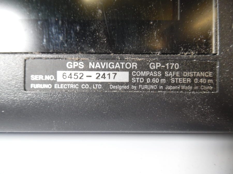 Furuno GP-170 GPS/WAAS Navigator Display F/ PARTS OR REPAIR AS IS NO RETURNS - Image 3