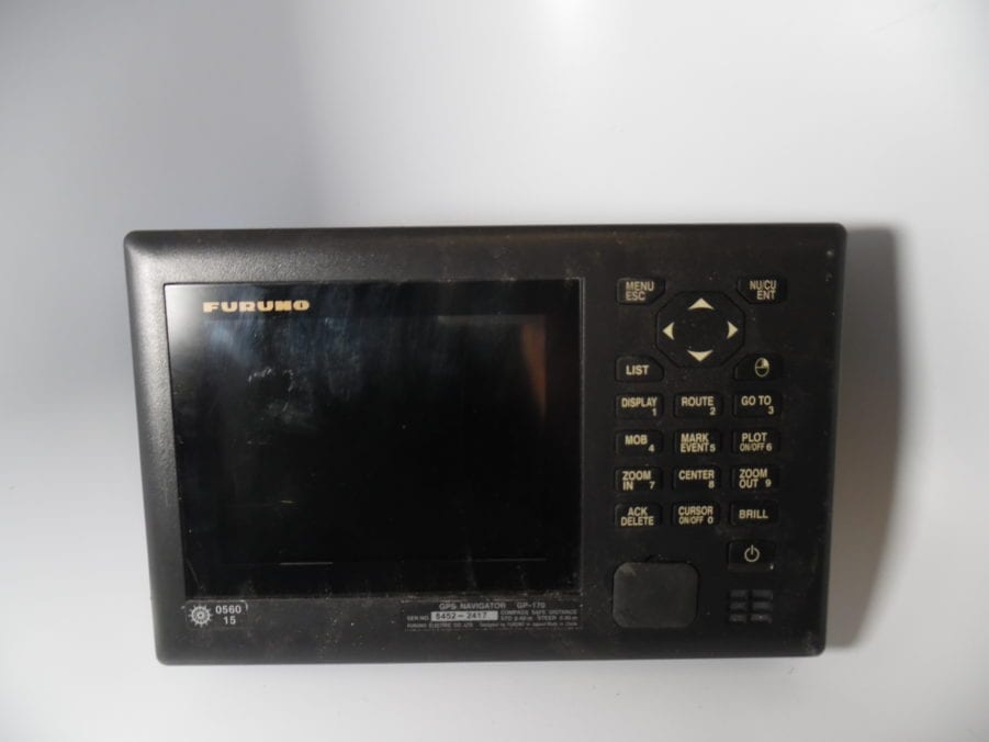 Furuno GP-170 GPS/WAAS Navigator Display F/ PARTS OR REPAIR AS IS NO RETURNS