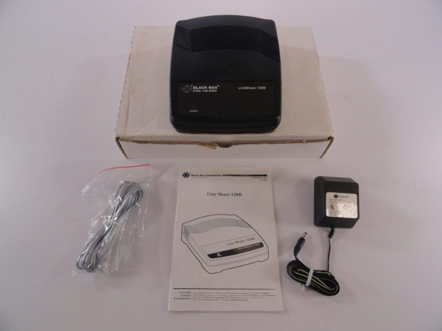 Black Box 120B LineShare Telephone Line Sharing Device - Free US Shipping