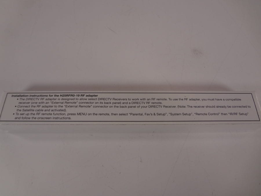 DIRECTV Model No. H25RFANT RF Remote Control Antenna Dongle Adapter - Image 3