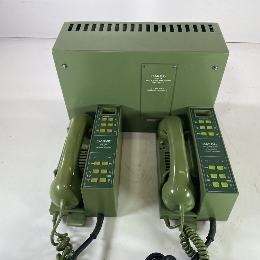 Sailor RT146 VHF Duplex Radio Telephone C401 Control Unit AALBORG DENMARK