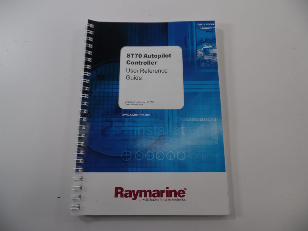 Raymarine ST70 Autopilot Controller User Reference Guide Free