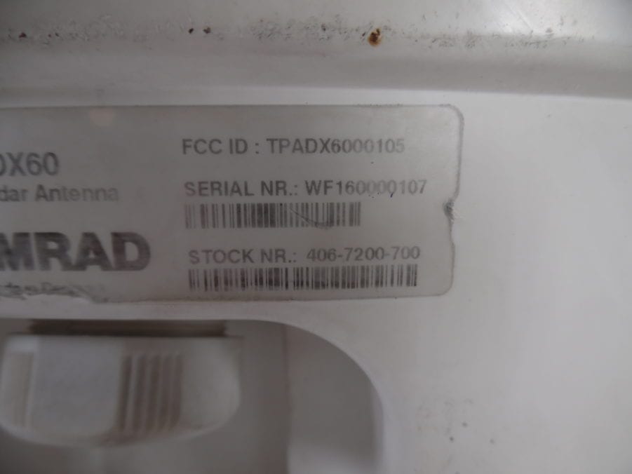 Simrad DX60 4kw Radar Dome FOR PARTS OR REPAIR AS IS NO RETURNS - Image 8