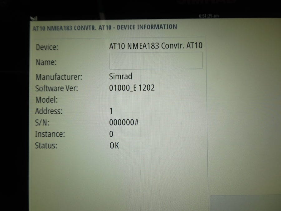 Simrad AT10 Universal NMEA0183 to Simnet / NMEA 2000 Converter - Mount Broken - Image 3