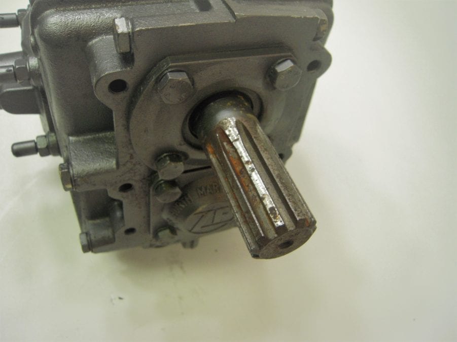 ZF Hurth HBW150A ZF15MA 8 Degree Down Angle Direct Mount LH Marine Transmission - Image 7