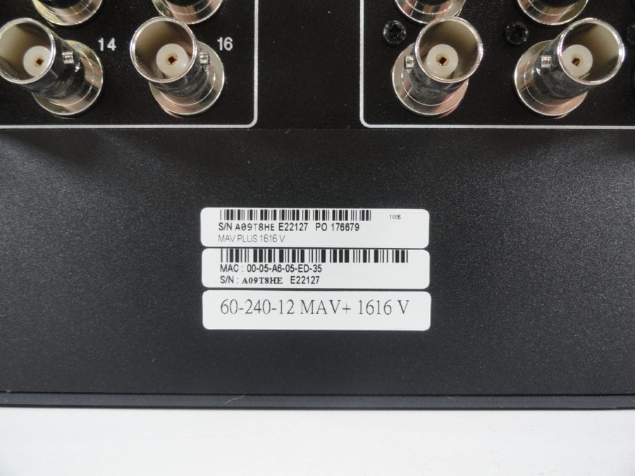 Extron Electronics 60-240-12 Mav Plus Series A/V Matrix Switcher - Image 7