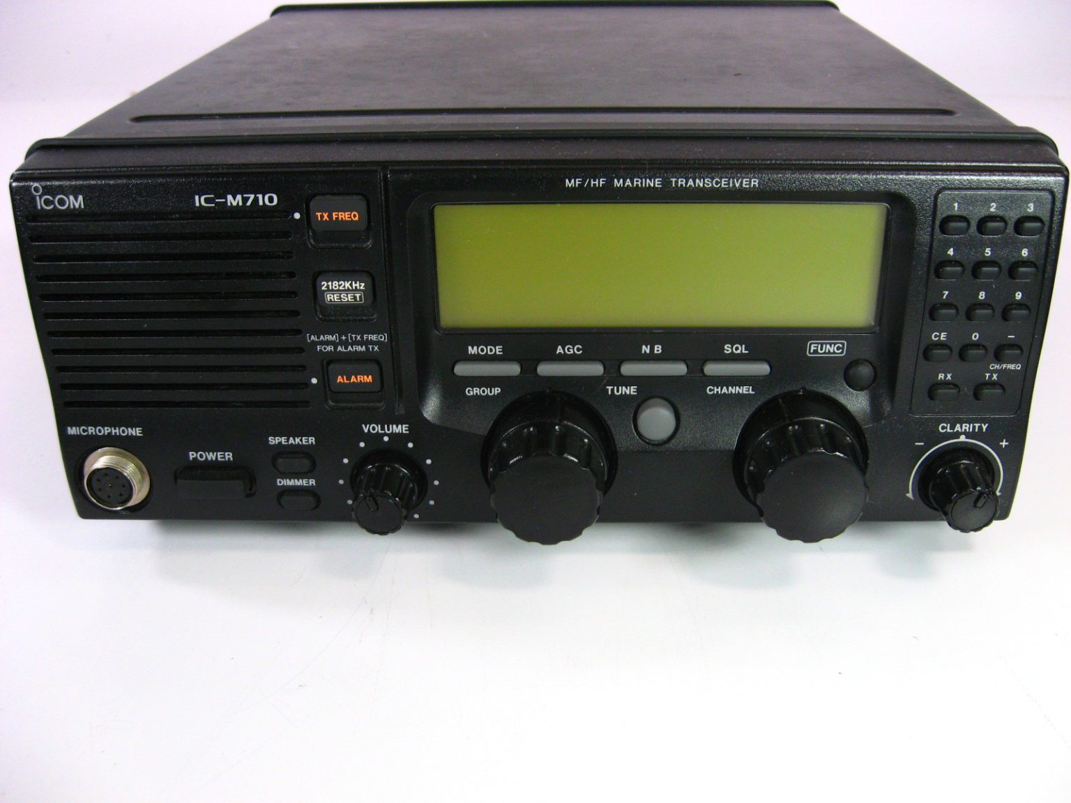 Icom IC-M710 SSB MF HF Marine Radio Transceiver Unit w/ Microphone ...