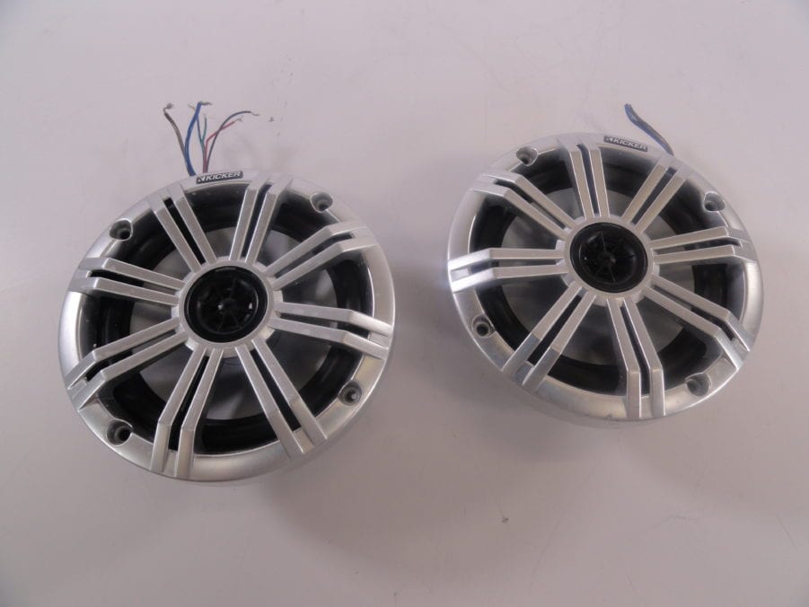 Kicker BKM61 Marine LED Speakers (Pair) - Free US Shipping