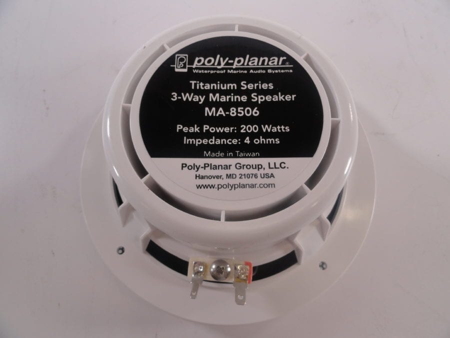 Pair of Poly-Planar MA-8506 6" 3-Way Waterproof Marine Speakers - New Old Stock - Image 4