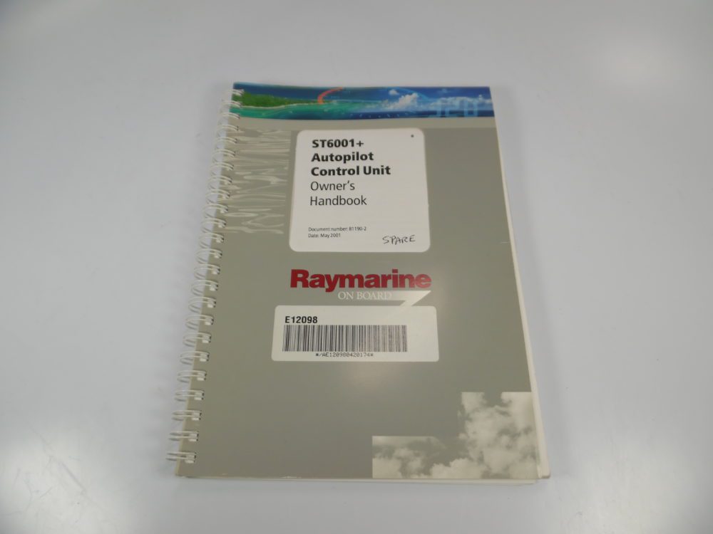 Raymarine ST6001+ Autopilot Control Unit Owner's Handbook Free Shipping Max Marine