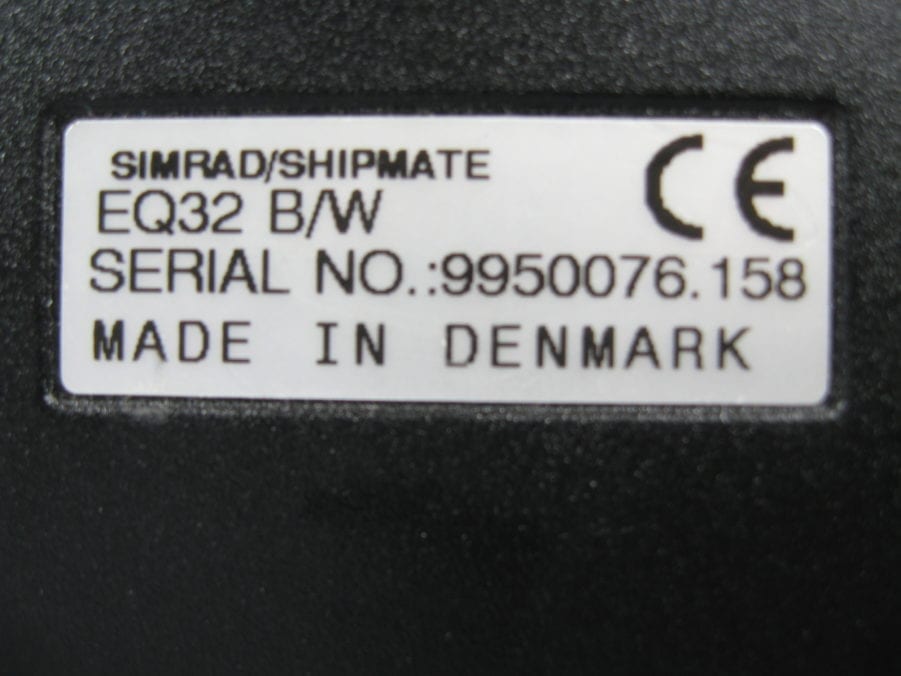 Simrad EQ32 Multifunction Display Sounder NOT WORKING (For Parts Or