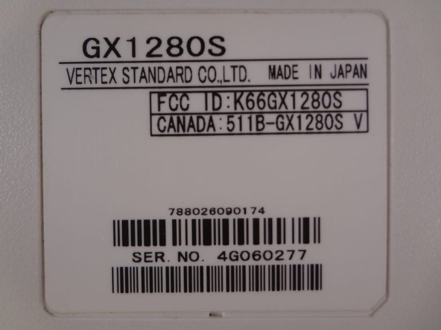 Standard Horizon Matrix GX1280 Two-Way VHF Radio Transceiver Unit With Hand Mic - Image 12