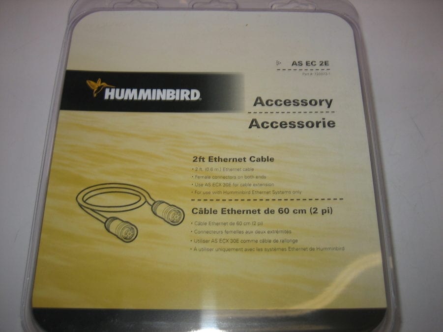 Humminbird AS EC 2E 2 Foot Ethernet Cable - 720073-1 - New in Package