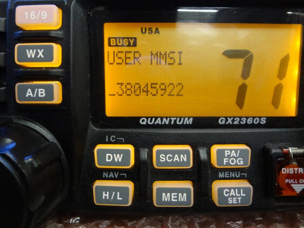 Standard Horizon Quantum GX2360S Submersible VHF Marine Radio w/ Mic