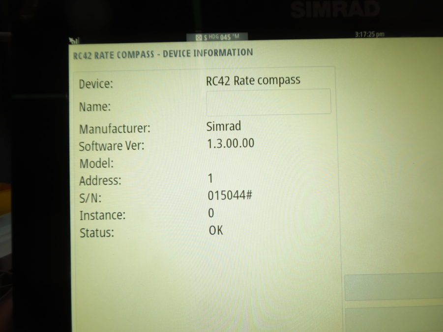 Simrad - RC42 Rate Compass NMEA2000 Heading Sensor - 22090237 BENCH TESTED - Image 4