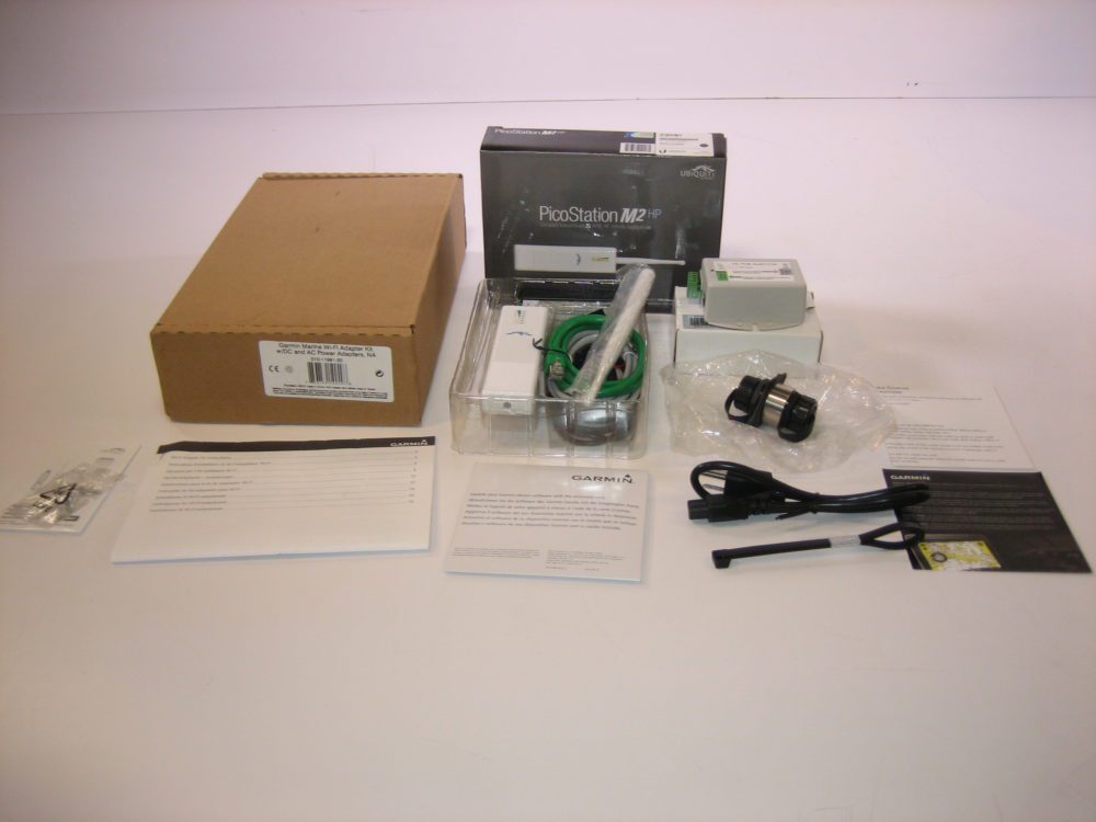 Garmin 0101198120 *NEW* Marine Wifi Adapter Kit w/DC and AC Power Adapters Max Marine