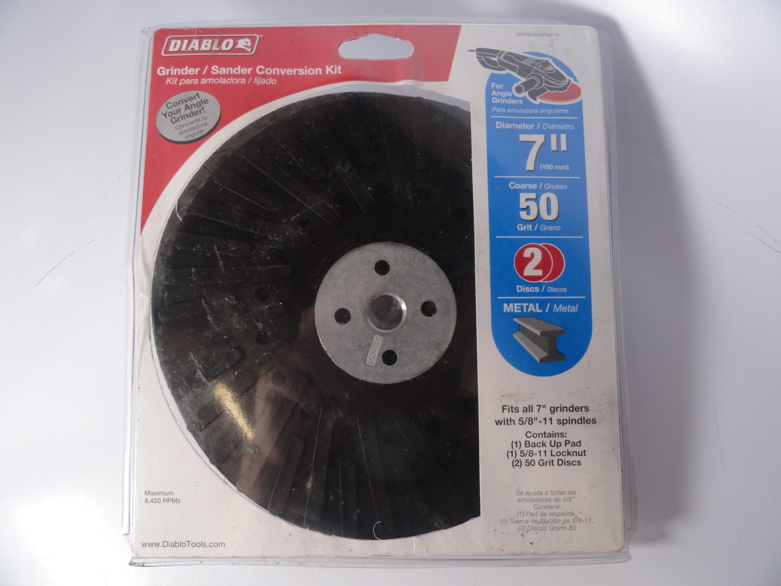 Diablo DCP070VGPS01G Grinder/Sander Conversion Kit Max Marine Electronics