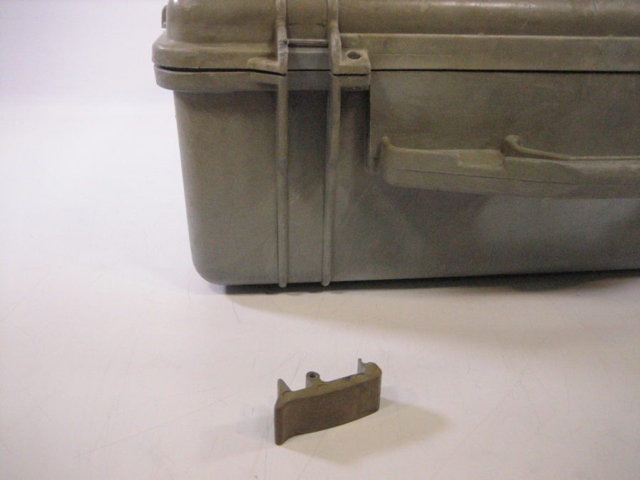 King Pelican Case 21.75"L x 17"W x 8"H Grey Hard Case w/ Foam Inserts - USED - Image 2