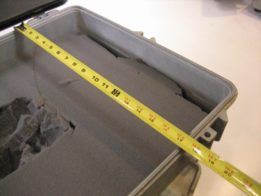 King Pelican Case 21.75"L x 17"W x 8"H Grey Hard Case w/ Foam Inserts - USED - Image 13