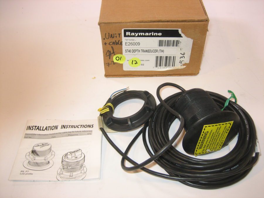 Raymarine E26009 Airmar Shorty Plastic Depth Transducer *NEW* ST60 ST60+ ST40