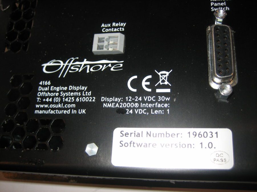 Oceanic Systems / Offshore Portrait Dual Engine Display - 4166 - *Dealer Demo* - Image 13